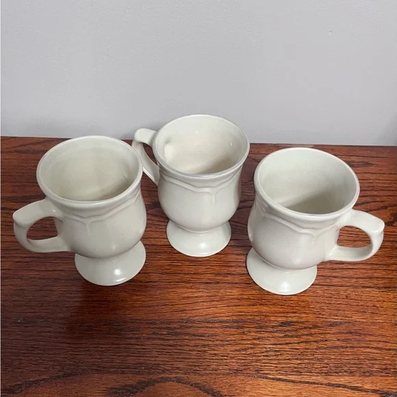 Pfaltzgraff Pedestal Mugs Gazebo Pattern - Picture 3 of 8